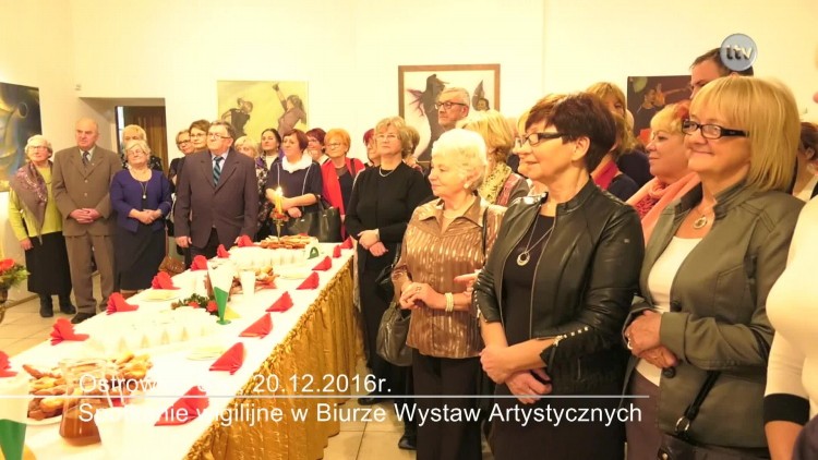 Wigilia w BWA w Ostrowcu Św.