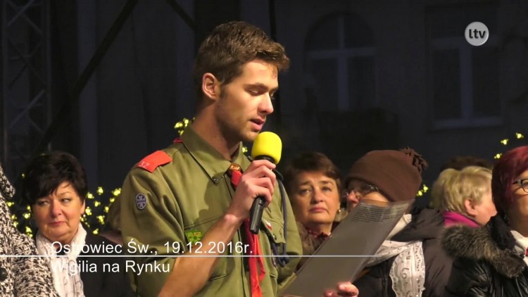 Wigilia na ostrowieckim rynku