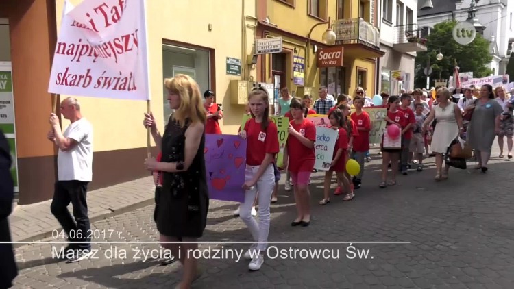 Marsz dla życia i rodziny w Ostrowcu Św.