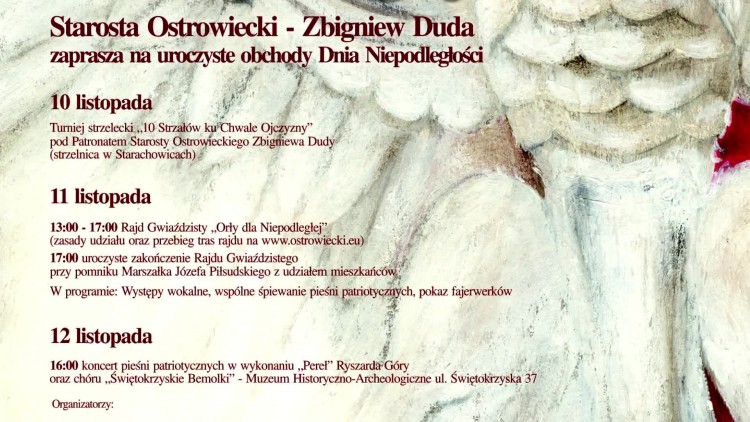 Starosta Ostrowiecki Zbigniew Duda zaprasza na Orły dla Niepodległej.mp4