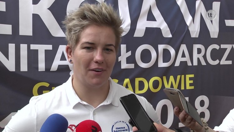 Anita Włodarczyk propagowała aktywność fizyczną w Sadowiu