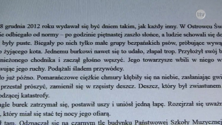 Agata napisała horror z Ostrowca