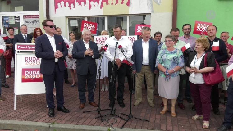 Dominik Tarczyński w Ostrowcu 