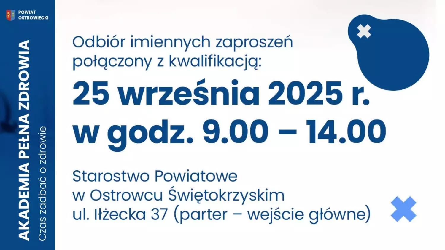 Zaproszenie pakiety medyczne